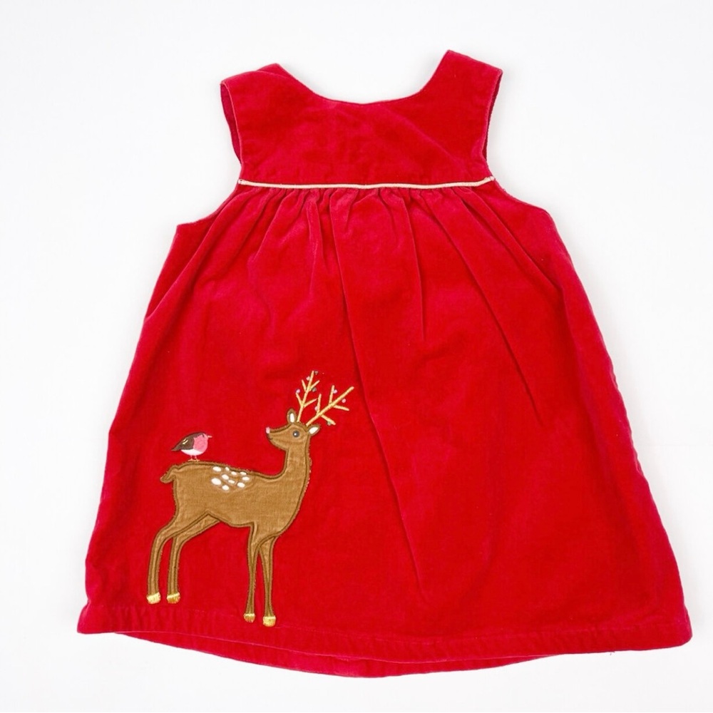 Baby Boden 6-12M reindeer dress